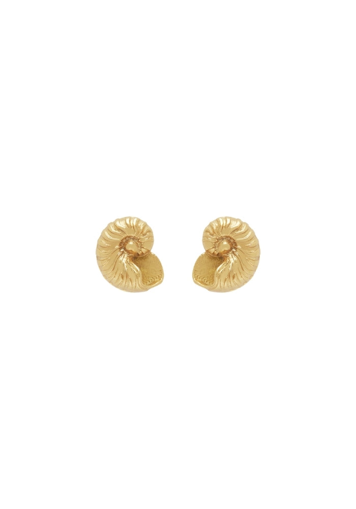 ALEMAIS  everie Nautilus Shell Studs