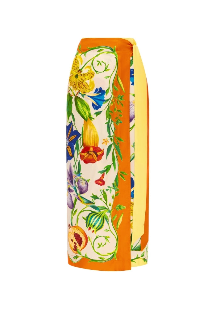 ALEMAIS Flores Sarong Skirt