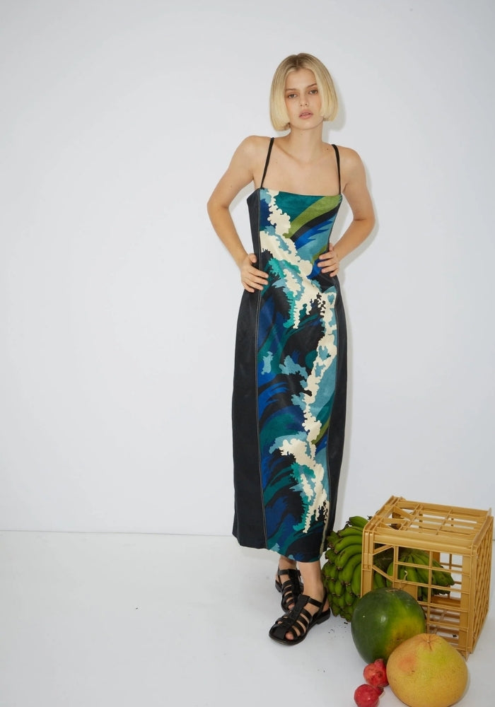 Wave Midi Dress