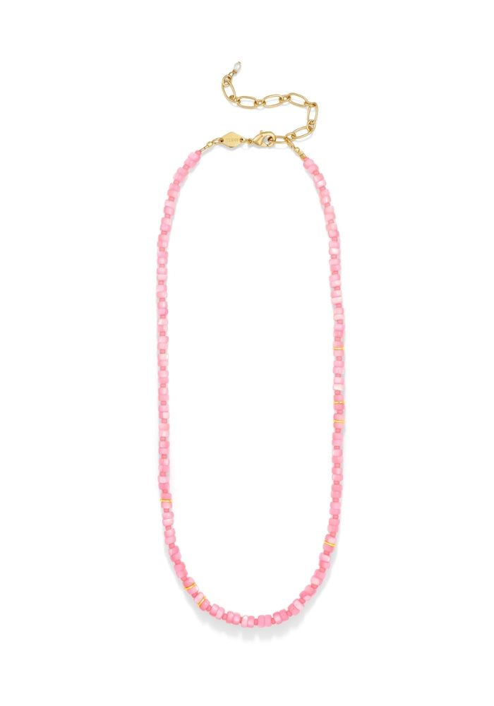 ANNI LU Calypso Necklace - Flamingo Pink