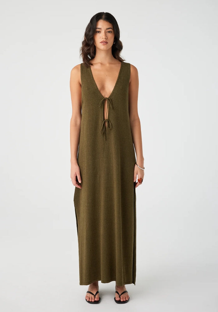 ARCAA Poppy Midi Dress - Olive