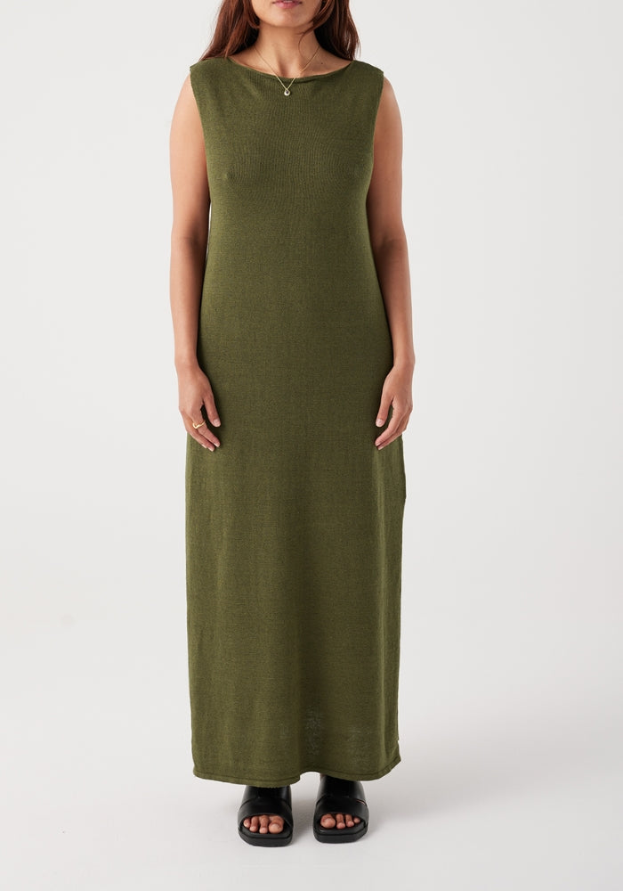 ARCAA Poppy Midi Dress - Olive