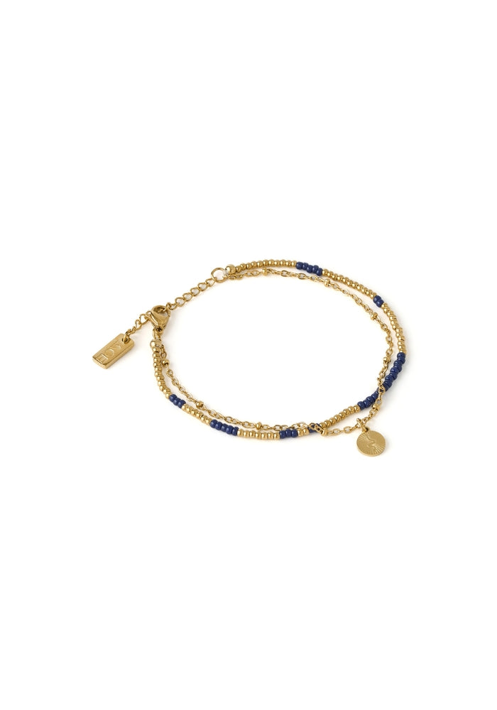 ARMS OF EVE Cobra Gold Bracelet - Midnight