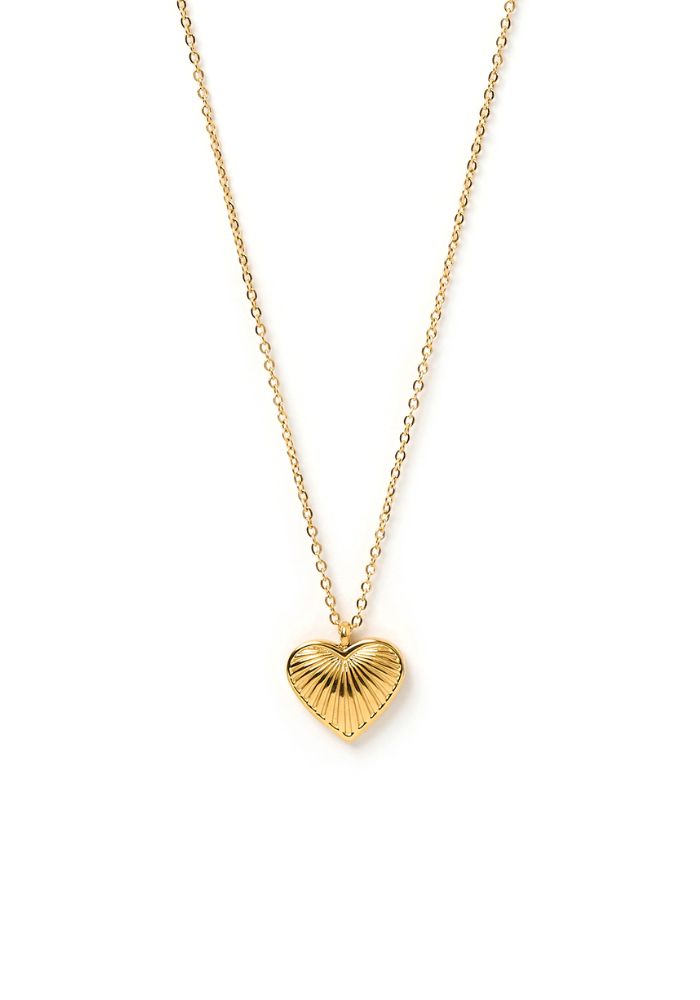 ARMS OF EVE Jasmine Gold Heart Necklace