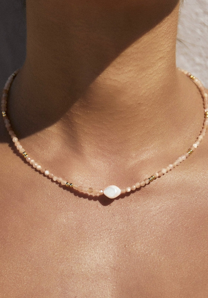 ARMS OF EVE  Mila Gemstone & Pearl Choker