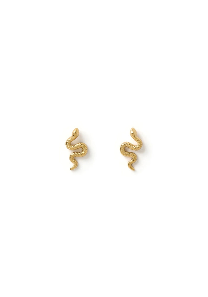 ARMS OF EVE Serpent Gold Studs