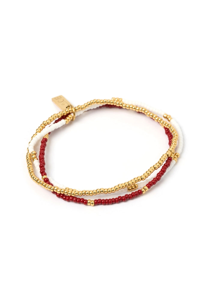 ARMS OF EVE Sunny Bracelet Set - Burgundy