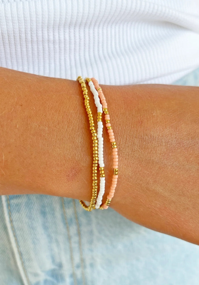 ARMS OF EVE Sunny Bracelet Set - Coral