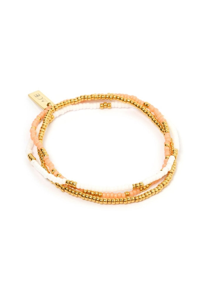 ARMS OF EVE Sunny Bracelet Set - Coral