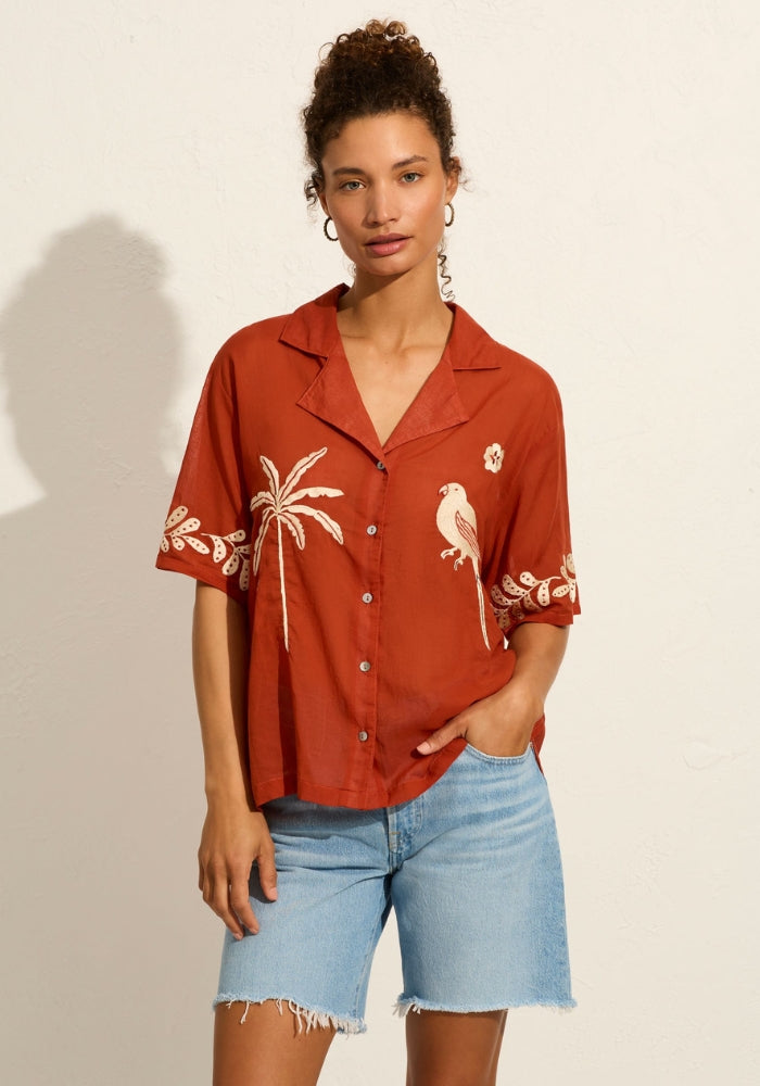 AUGUSTE Embroidered Rio Shirt 