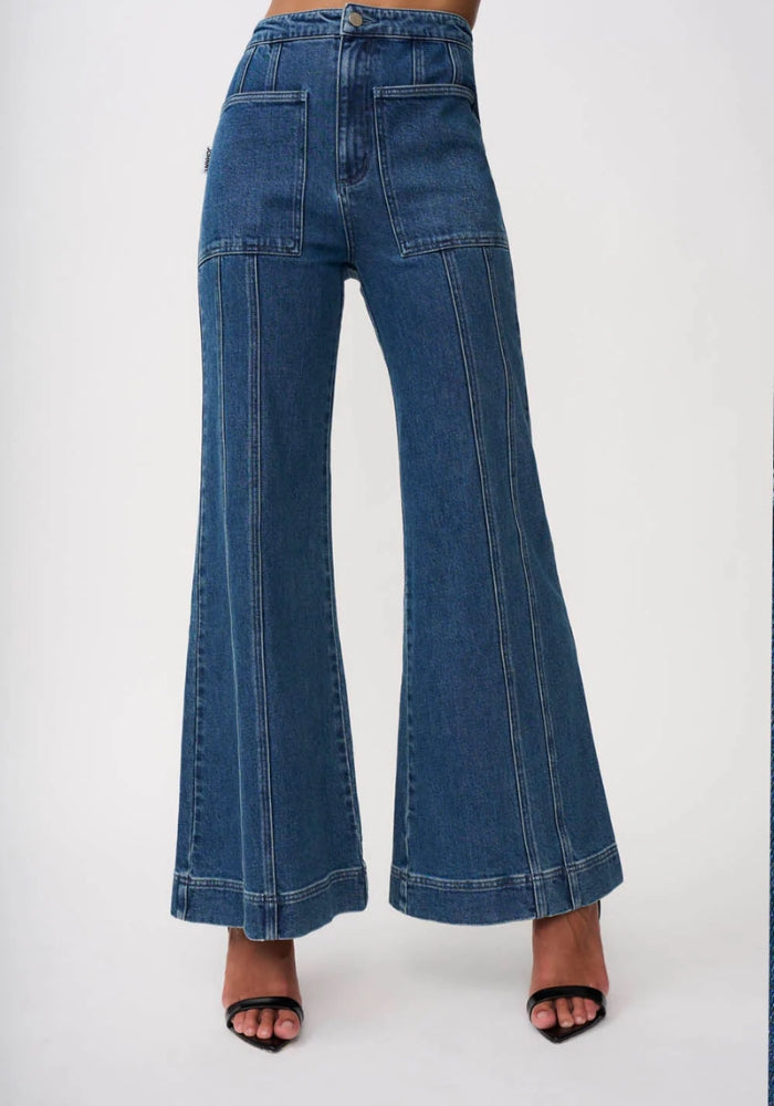 The Della Denim Wide Leg Jean