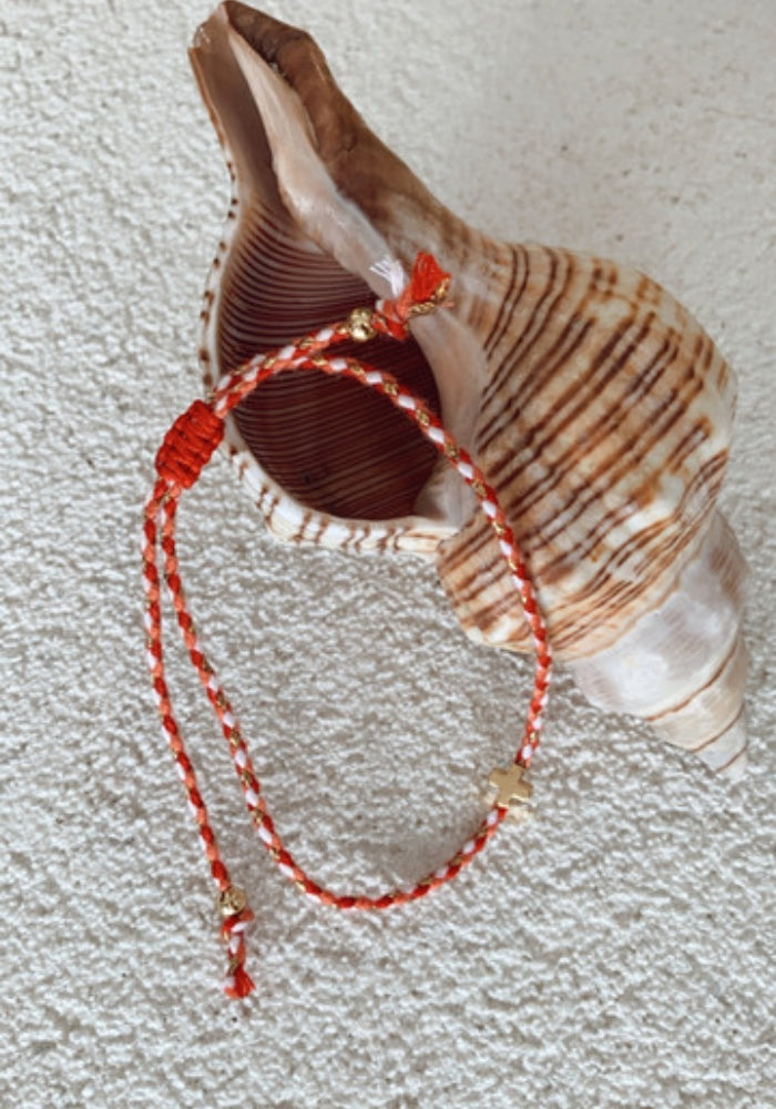 Braided Bracelet - Red