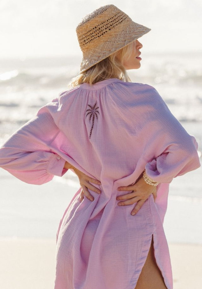 CABO SUMMER STATE OF MIND Palm Tunic - Orchid
