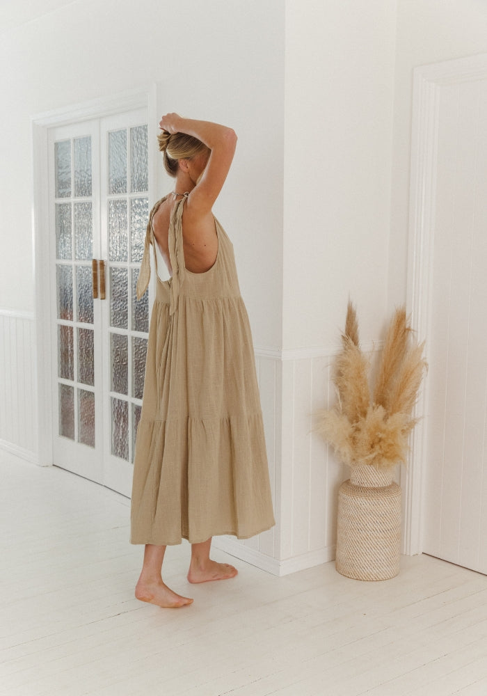 Samara Dress - Almond