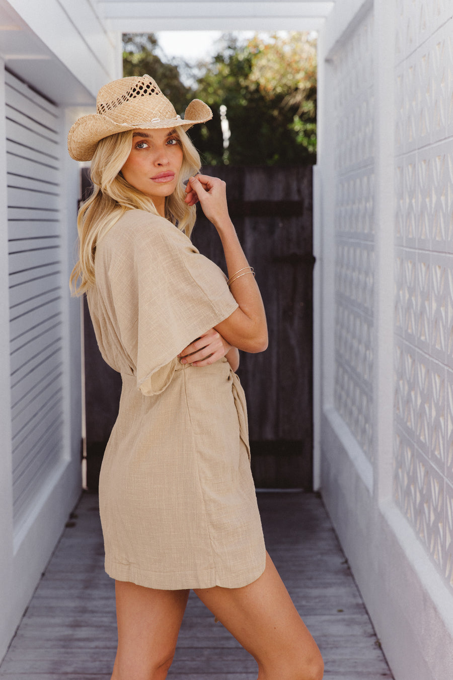 Paradise Dress - Almond