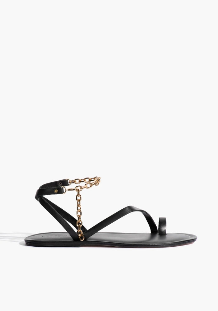 DOF Ornella Sandal - Black & Gold