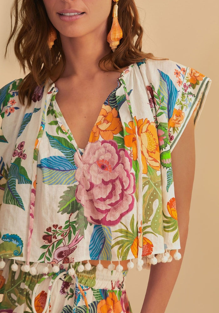 FARM RIO Sweet Bloom Blouse