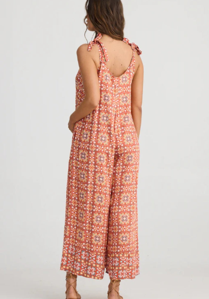 TALISMAN Temple Jumpsuit - Medina Spice