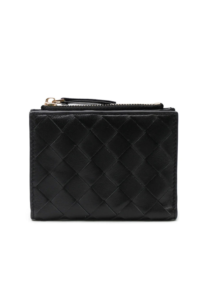 LA TRIBE Woven Wallet Small - Black