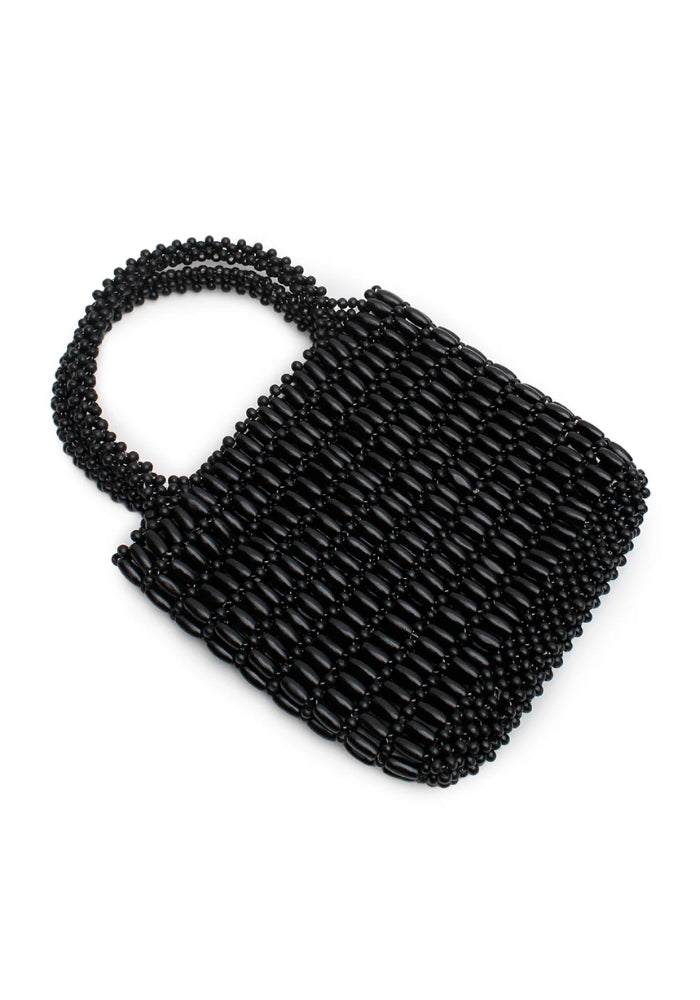 Beaded Bag - Black