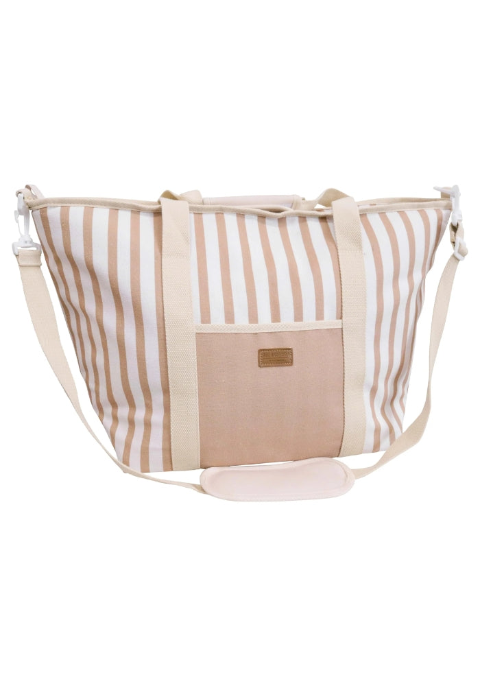 LA VIDA Beach Cooler Canvas Bag Sand