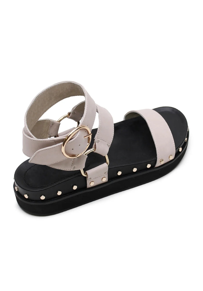 LA TRIBE Studded Sandal - Mist