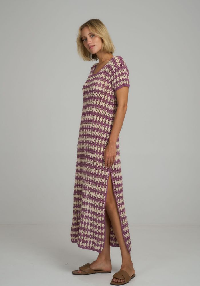 LILYA Vacance Crochet Maxi Dress