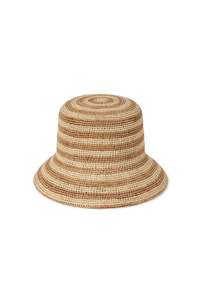 LACK OF COLOR The Inca Bucket - Mocha Stripe