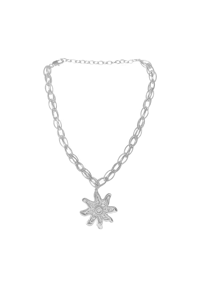 MOUNTAIN AND MOON Aria  Necklace - Silver