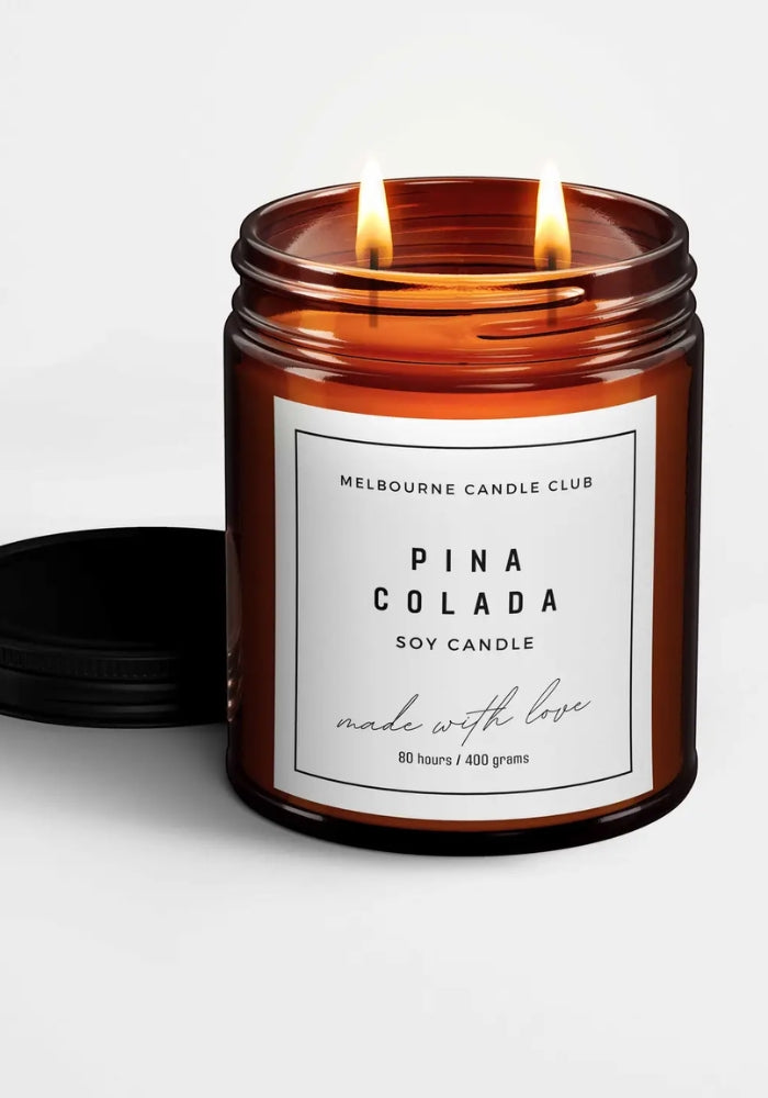 MELBOURNE CANDLE CLUB Pina Colada Candle