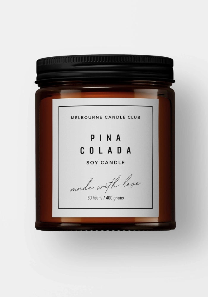 MELBOURNE CANDLE CLUB Pina Colada Candle