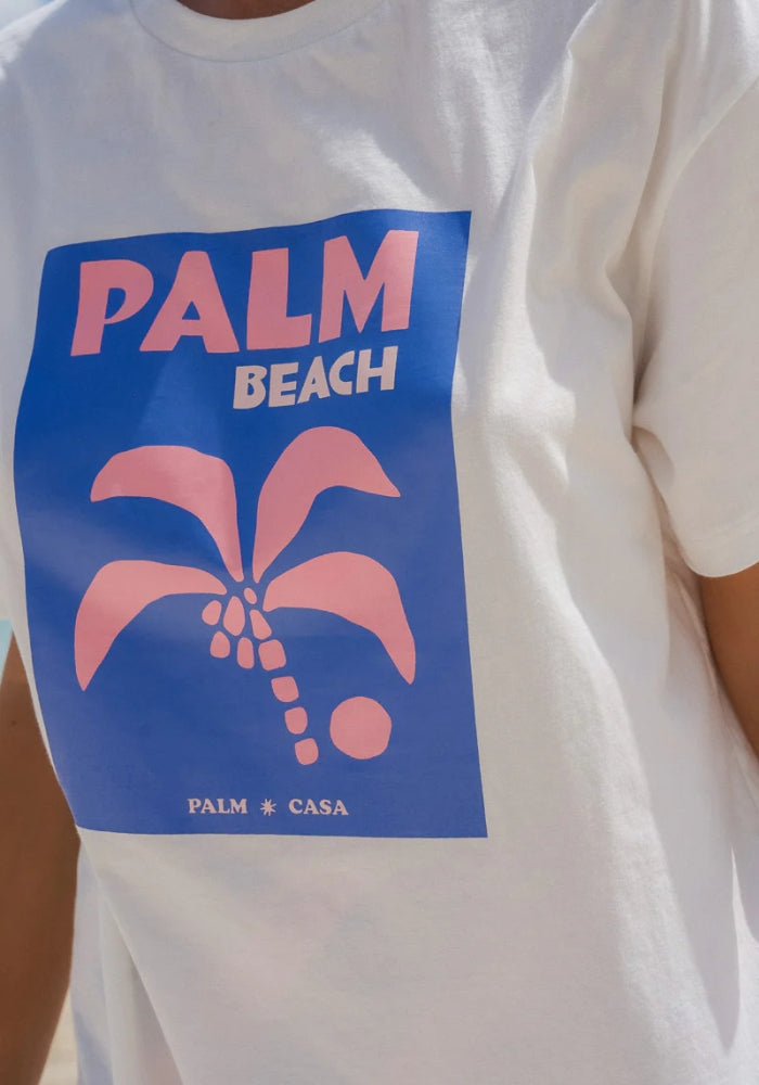 PALM COLLECTIVE Palm Beach Postcard T-Shirt