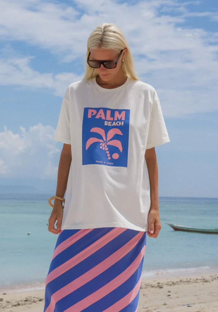 PALM COLLECTIVE Palm Beach Postcard T-Shirt