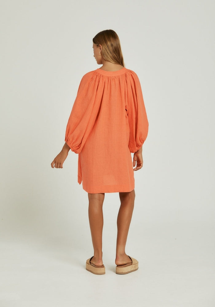 Sangria Dress - Coral