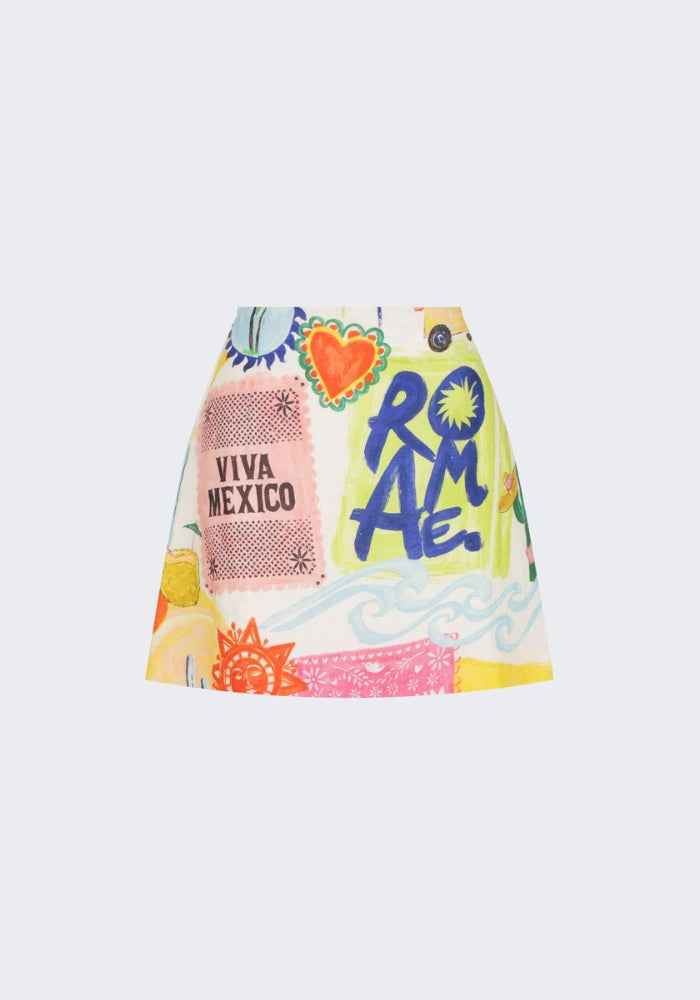 ROAME Marcy Mini Skirt Hola Tulum