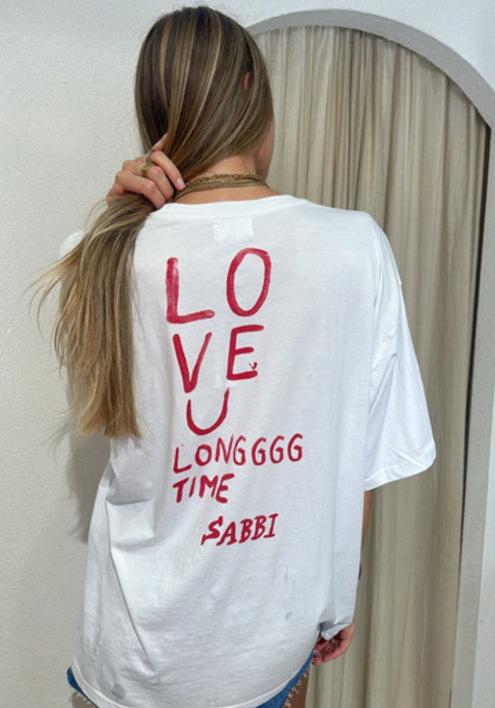 SABBI The Very Oversized Merve Tee - White