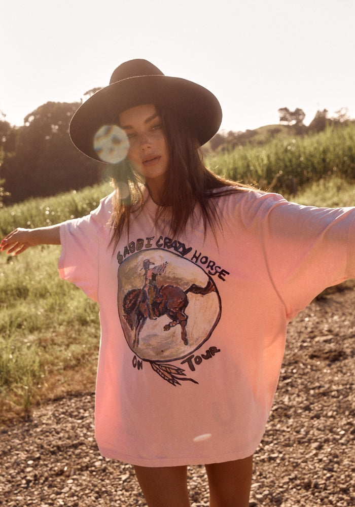 SABBI The Very Oversized Crazy Horse Tee