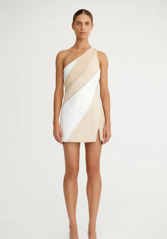 SIGNIFICANT OTHER Saskia Mini Dress - Beige