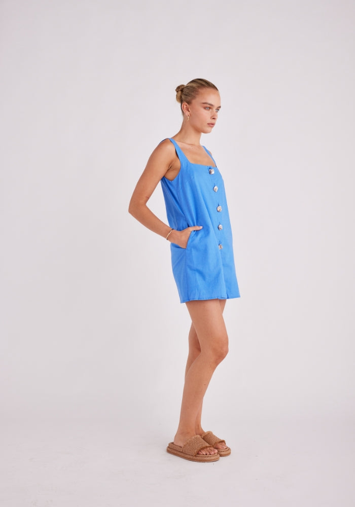 SNYDS Shelley Mini Dress - Blue