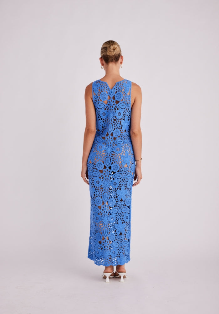 SNYDS Tala Maxi Dress - Blue