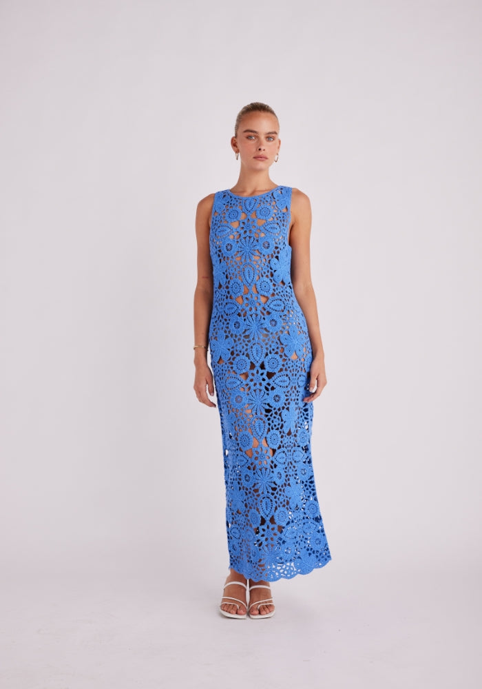 SNYDS Tala Maxi Dress - Blue