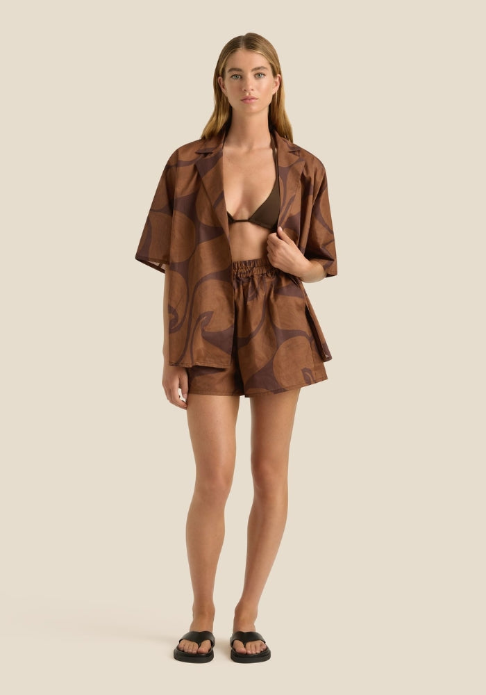 SOLEIL SOLEIL Overswim Set - Wave Umber