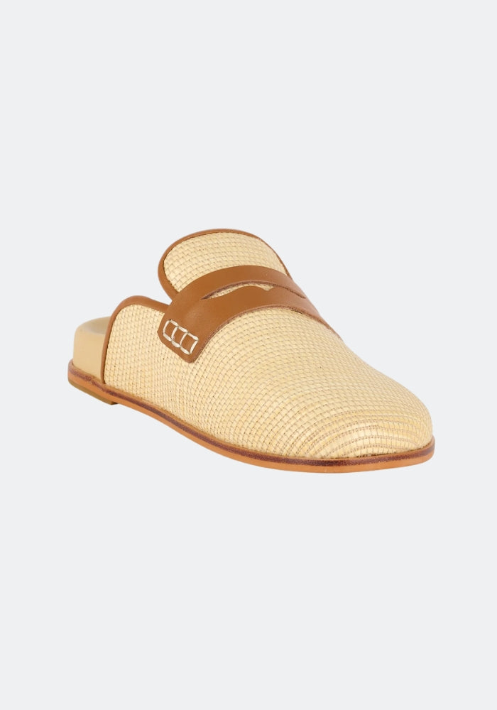 SOLSANA Greenwich Loafer Natural Canvas