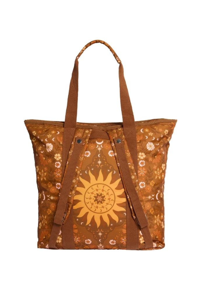 SOMMERSIDE Boho Sun Brown Beach Bag