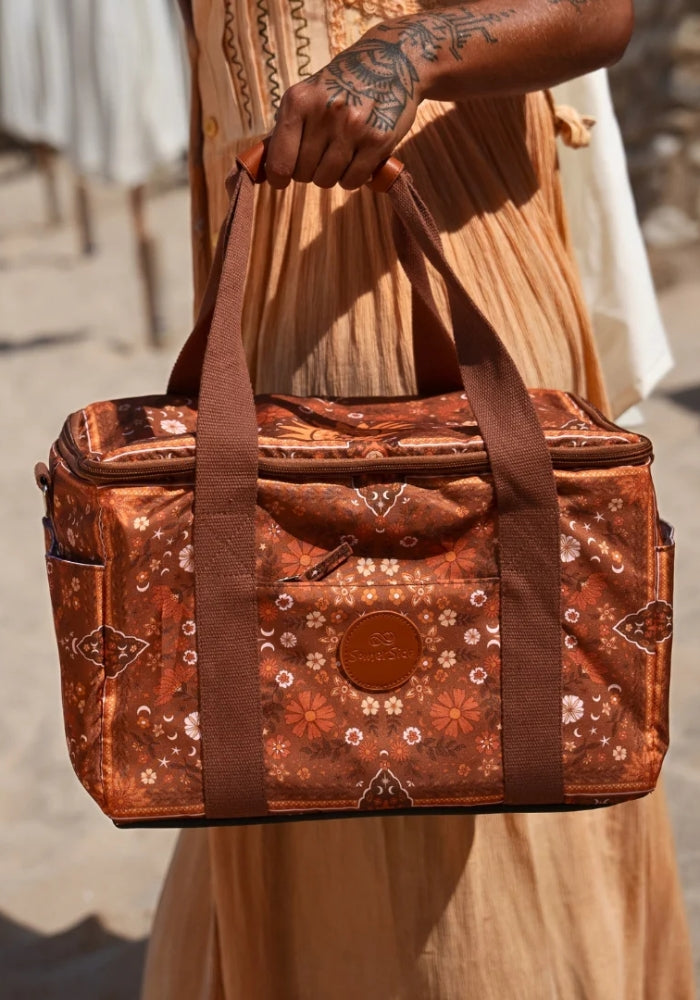 SOMMERSIDE Boho Sun Brown Cooler Bag