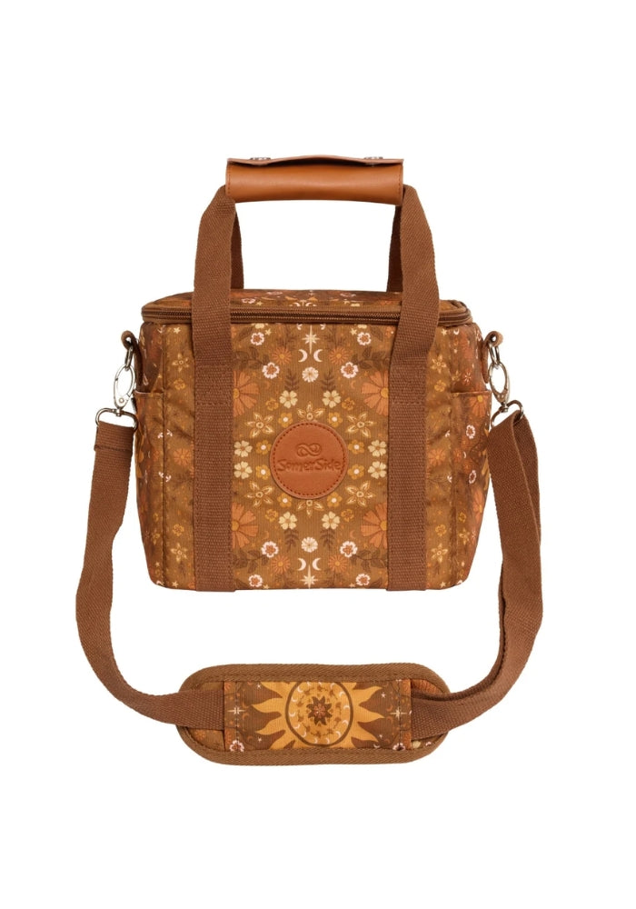 SOMMERSIDE Boho Sun Brown Mini Cooler