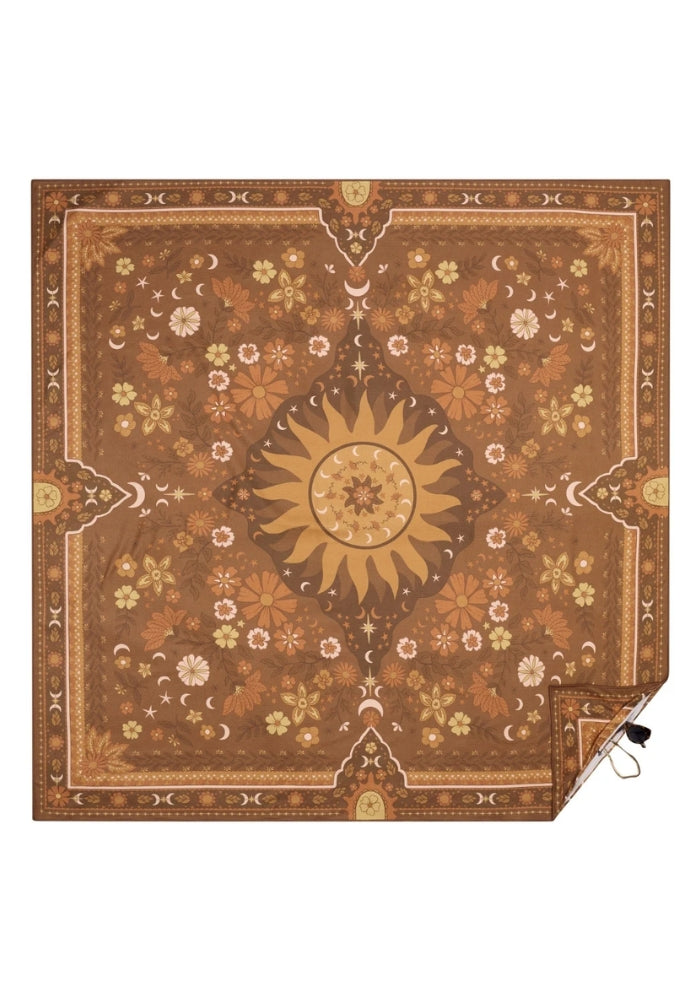 SOMMERSIDE Boho Sun Brown - Premium XL - Sand Free Beach Towel