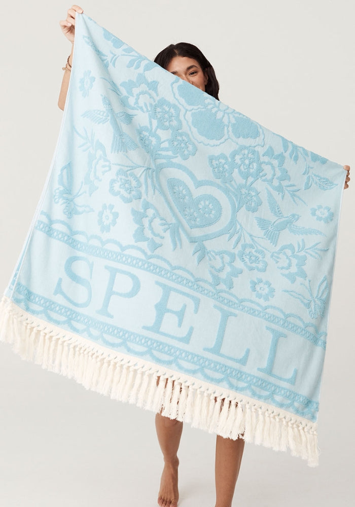 SPELL Love Note Towel - Sky