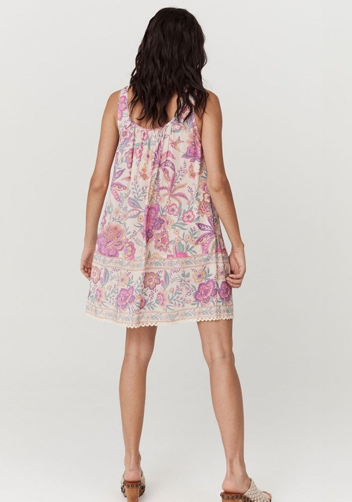 SPELL Mojave Lily Mini Dress - Opal