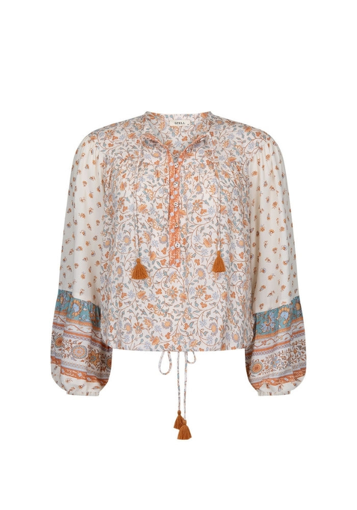 SPELL Sunshine Bandit Blouse - Desert Sage